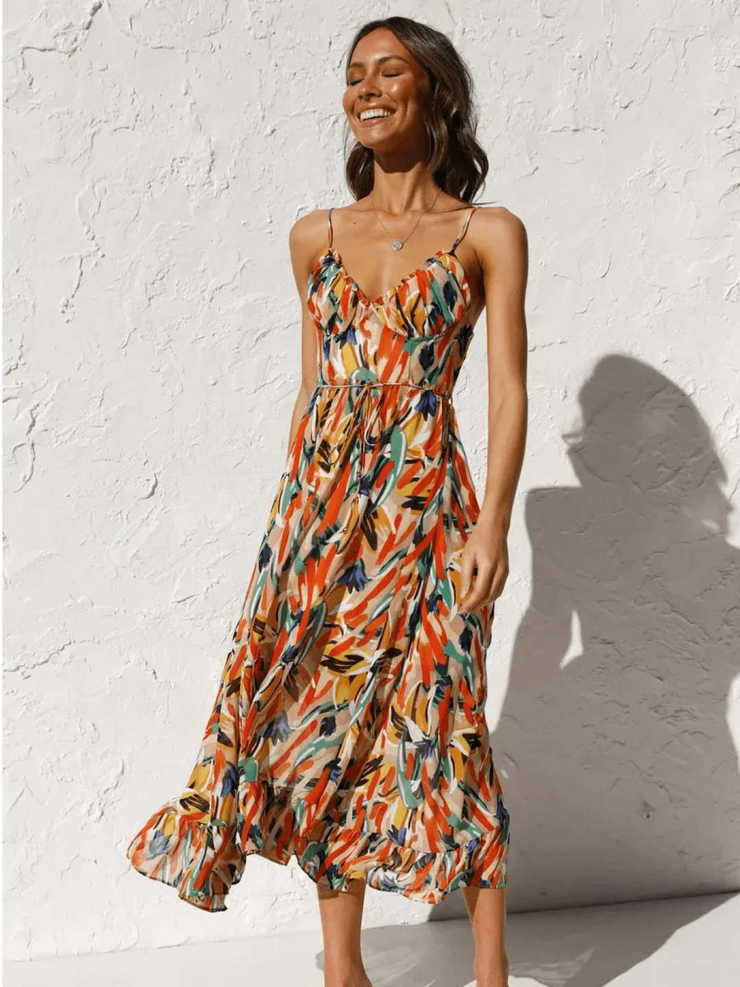 Chiara | Colorful Midi dress